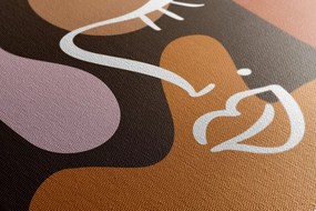 Quadro su tela – Tratti di donna in stile moda