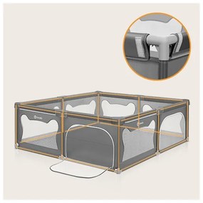 Lionelo - Box giochi WILLOW XL grigio