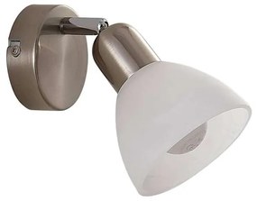 Lindby - Paulina LED Applique da Parete Satin Nickel/White Lindby