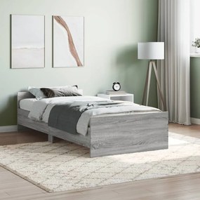 Giroletto Grigio Sonoma 90x200 Cm İn Legno Multistrato /