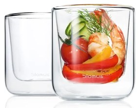 Set di bicchieri doppio strato 2 pz 200 ml Nero – Blomus
