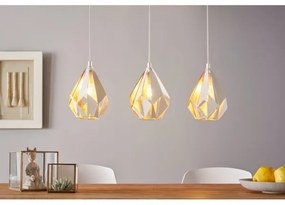 Eglo 43002 - Lampadario a sospensione con filo CARLTON 3xE27/60W/230V