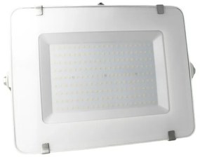 Faro Led Flood Light 200W IP65 Bianco Neutro Super Slim 56mm Carcassa Bianca Samsung Garanzia 5 Anni SKU-420