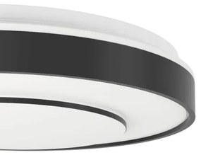Eglo 300688 - LED RGBW Plafoniera dimmerabile MONTERIGGIONI-Z LED/18,5W/230V nero + telecomando