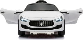 Macchina Elettrica per Bambini 12V con Licenza Maserati Ghibli Bianca...