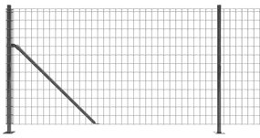 Recinzione Metallica con Flangia Antracite 1,1x25 m