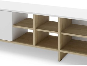 Tavolo TV bianco 230x44 cm Cequoia - Marckeric