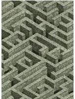 Josephine Munsey Carta da parati Labyrinth - Eucalyptus