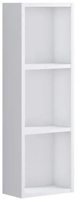 Pensile bagno Brera bianco laccato opaco P 17 x L 30 x H 90 cm