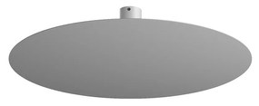 Plafoniera Moderna Disk Metallo Grigio 9 Luci Gx53