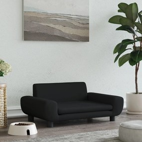 Lettino Per Cani Nero 70x45x33 Cm İn Velluto /