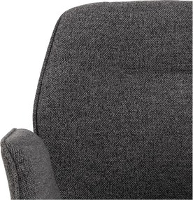 Sedia da pranzo grigio scuro in imbottito Aura – Actona