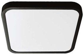 Plafoniera LED da bagno LED/18W/230V 4000K IP44 25x25 cm nero