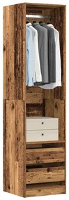 Armadio Legno Antico 50x50x200 Cm İn Legno Multistrato /