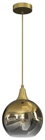 Lampadario a sospensione con filo MONTE 1xE27/60W/230V d. 20 cm oro