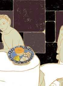 Élitis Carta da parati panoramica Le Dejeuner - Panel 6