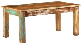 Tavolino da salotto 100x55x45 cm in legno massello di recupero