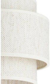 Lampadario a sospensione con cavo BOHO 2xE27/60W/230V bianco