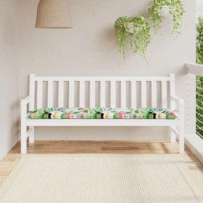 Cuscino Per Panca Multicolore 180x50x7 Cm Tessuto Oxford /