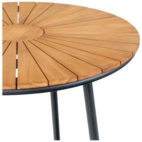 Tavolo da pranzo rotondo in legno di teak ø 130 cm Cleveland - House Nordic
