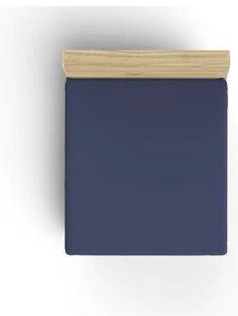 Lenzuolo con angoli in blu scuro in cotone 140x200 cm – Mijolnir