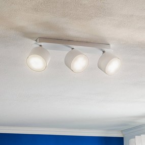 Eko-Light Faretto da soffitto Cloudy 3 luci bianco