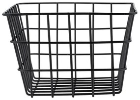 WENKO 24371100 - Cestino VIANA 18x25 cm nero