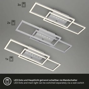 Brilo - Plafoniera LED dimmerabile/30W/230V/3000K cromo satinato