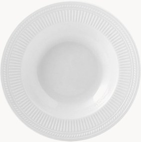 Set di 6 piatti fondi in porcellana Dorique