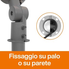 Armatura stradale 150W IP65 - 145lm/W - con Osram chip LED Colore Bianco Freddo 5.700K