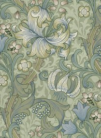 House of Hackney Carta da parati Golden Lily - Apple