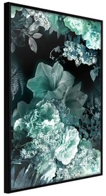 Poster  Frosty Bouquet  Cornice Quadri Cornice nera, Larghezza x Altezza Home decor 30x45