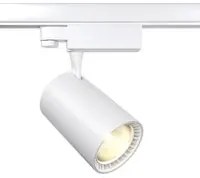 Faretto Per Binario Moderno Vuoro 20W Alluminio Bianco 1 Luce Calda