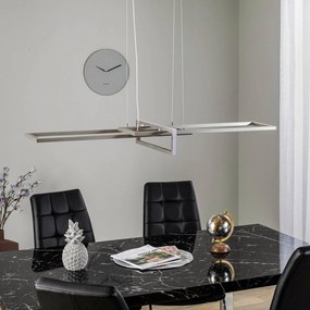 Lindby lampada a sospensione Ariola LED, dimmerabile, nichel opaco