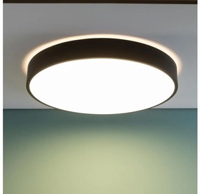 Brilliant - Plafoniera LED dimmerabile SLIMLINE LED/60W/230V Ø 49 cm nero + telecomando