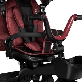 Lionelo - Triciclo per bambini KORI Rosso borgogna