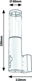 Rabalux - Applique da esterno con sensore 1xGU10/7W/230V IP44