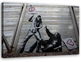 Quadro su tela, Banksy Arte di strada Graffiti