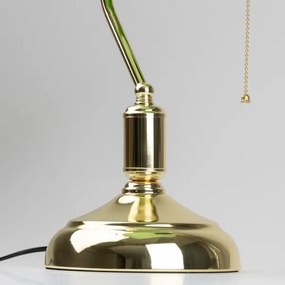 Brilagi - Lampada da scrivania BANK OFFICE 1xE27/60W/230V dorata/verde