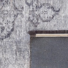 Tappeto grigio con motivi orientali Larghezza: 80 cm | Lunghezza: 150 cm
