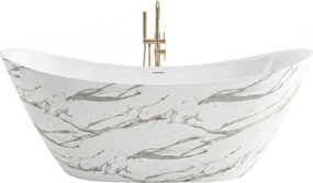 Vasca da bagno freestanding in acrilico Ferrano Slim Nature 170