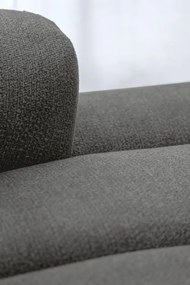 Divano angolare grigio (con penisola a sinistra/a U) Shell – Miuform