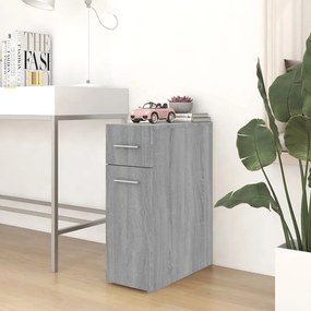 Mobile farmacia grigio sonoma 20x45,5x60 cm legno multistrato