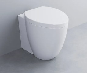 Cielo Le Giare vaso filo parete a pavimento con scarico parete trasformabile a terra senza sedile in ceramica bianco lucido