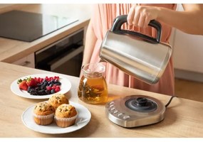 Sencor - Bollitore con termoregolazione  1,7 l 2200W/230V acciaio inossidabile