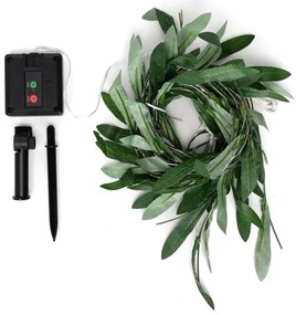 Aigostar - Catena LED solare 70xLED/4x1m IP65 bianco caldo oliva