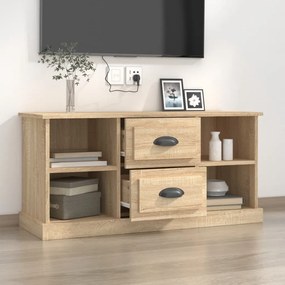 Mobile porta tv rovere sonoma 99,5x35,5x48 cm legno multistrato