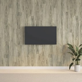 Pannelli Da Parete Effetto Legno Grigio Pvc 2,06 M² /