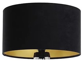 Paralume universale STANDART E27 diametro 45 cm nero/oro