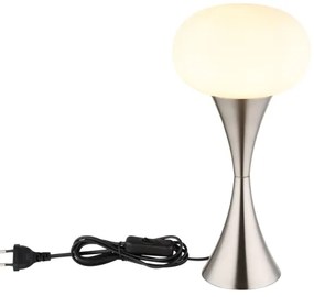 Globo 21027N - Lampada da tavolo LULA 1xE14/25W/230V cromo opaco